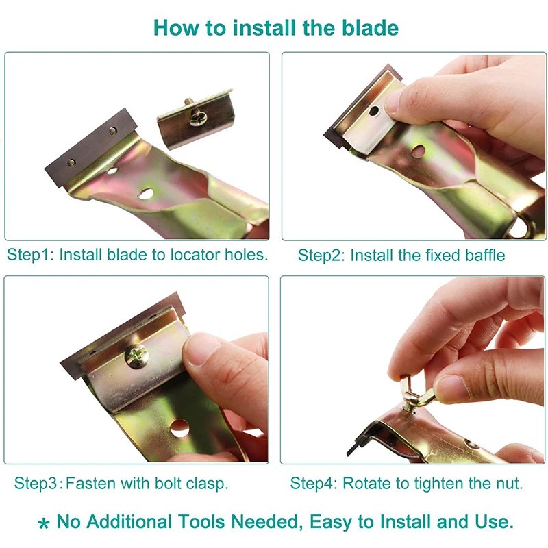Polytech Heavy Duty Tungsten Carbide Scraper Replacement Blades - Paintgear