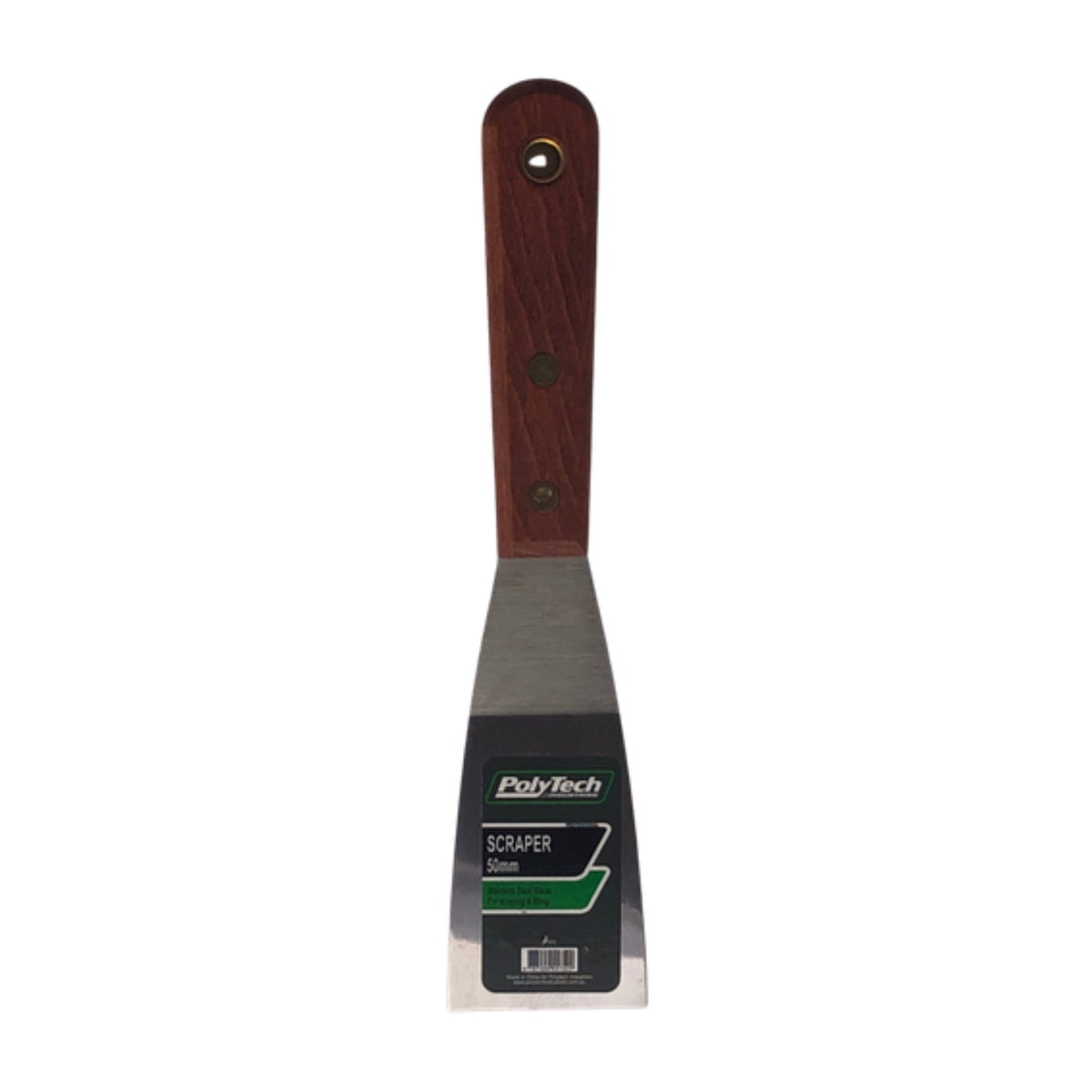 Polytech Timber Handle Scraper 50mm - Paintgear