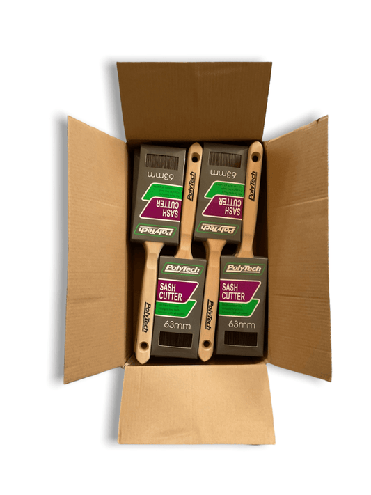 Sash Cutter Brush 63mm Box of 12 - Paintgear
