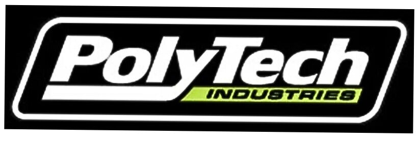 PolyTech Industries logo on a black background