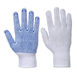 Classic Polka Dot Glove - White/Blue - Paintgear