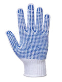 Classic Polka Dot Glove - White/Blue - Paintgear