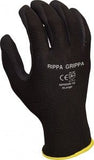 Maxisafe 'Rippa Grippa' Black Nitrile Coated Synthetic Glove - Paintgear