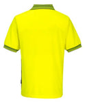 Short Sleeve Micro Mesh Yellow/Navy - Paintgear