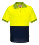 Short Sleeve Micro Mesh Yellow/Navy - Paintgear